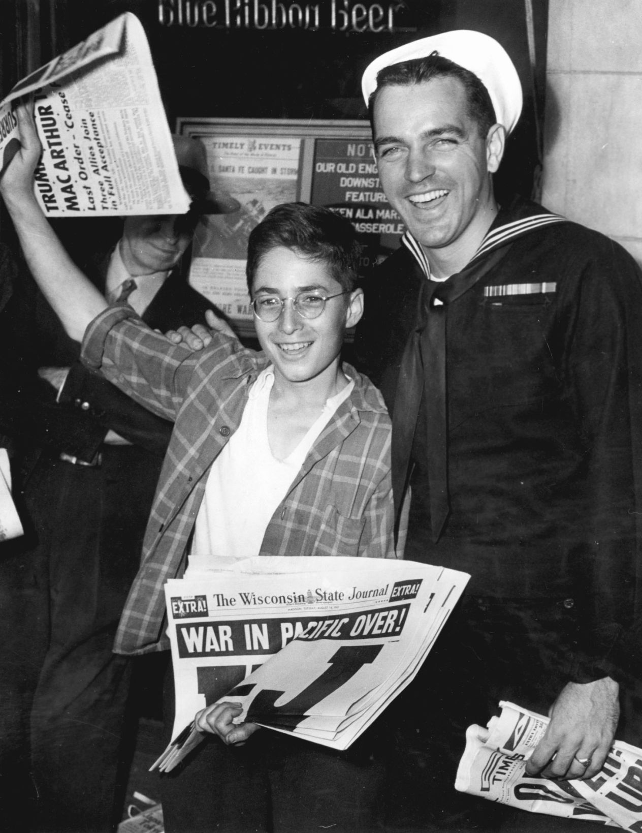 V-J Day celebrations in Madison, 1945